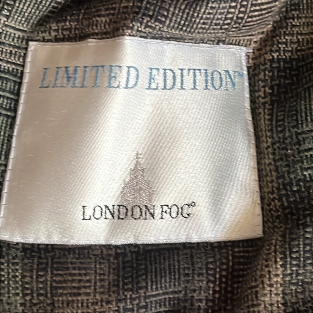 Vintage London Fog Cream Utility Jacket …009-Hanger - Picture 11 of 15